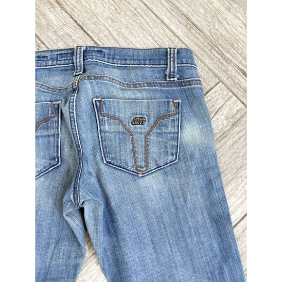 Miss Sixty Womens Jeans Blue Skinny Fit Radio Stretch Denim Low Rise Y2K Size 24 - Picture 10 of 12